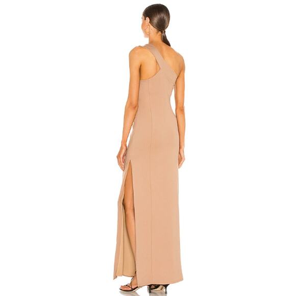 Lovers + Friends Stacy Maxi Dress Gown Mauve Nude Size XS - Picture 3 of 9